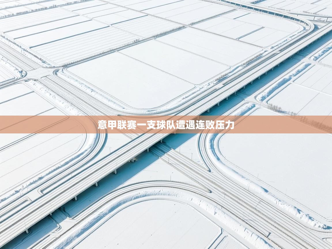 开云体育工单提交入口-意甲联赛一支球队遭遇连败压力  第4张